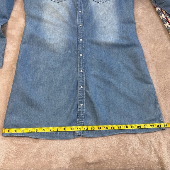 Johnny Was 3J Workshop Embroidered Denim Dress - Picture 12 of 13